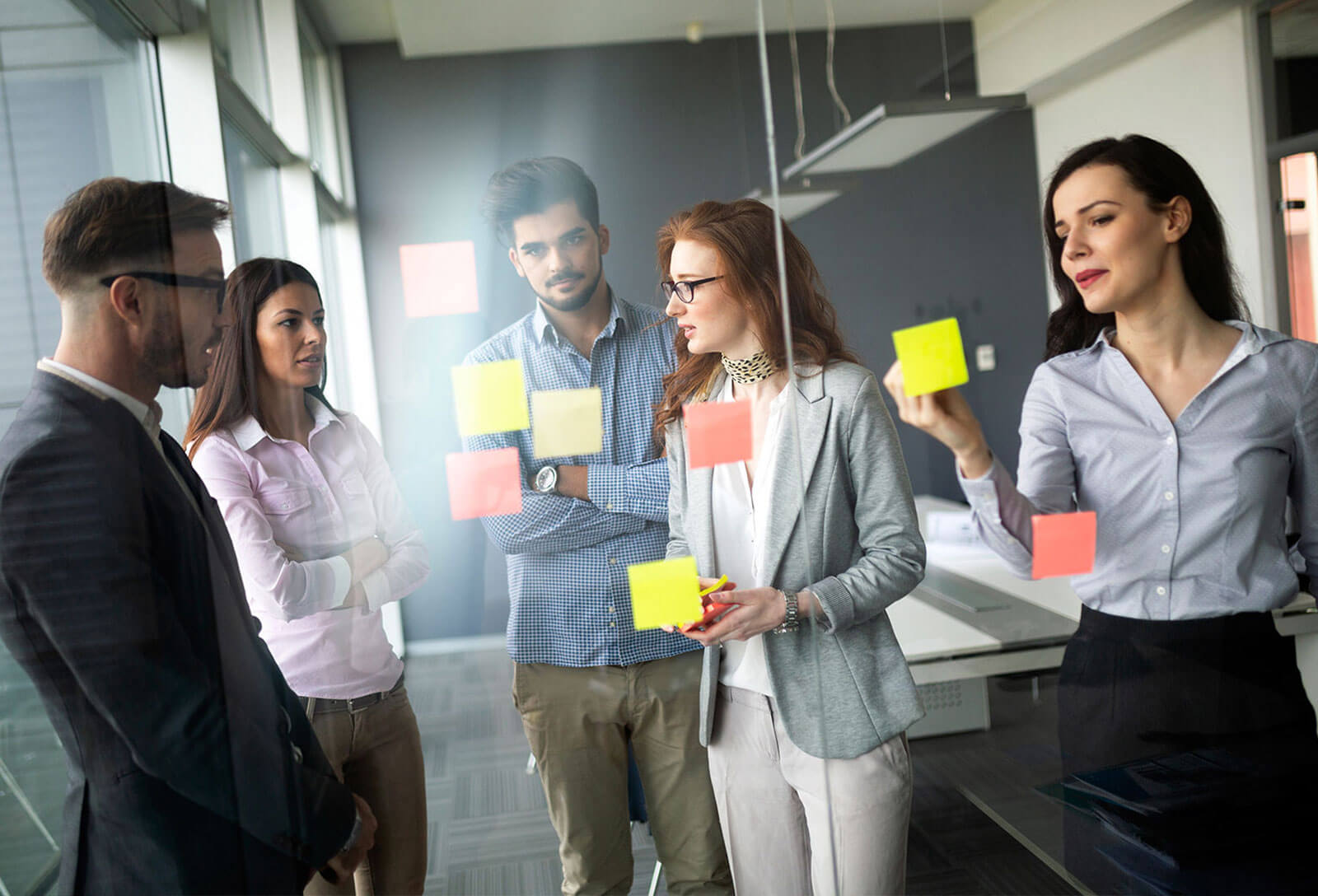 Speaker on stage at leadership event
